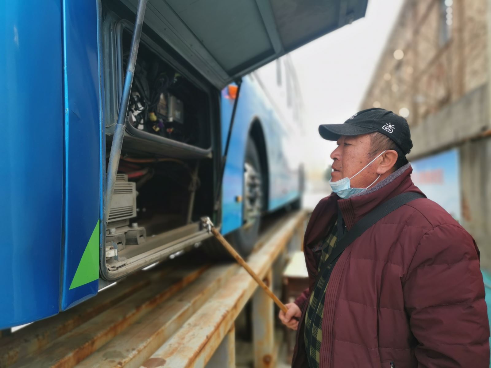 公交集團公交事業一部長效開展車輛例保檢查工作